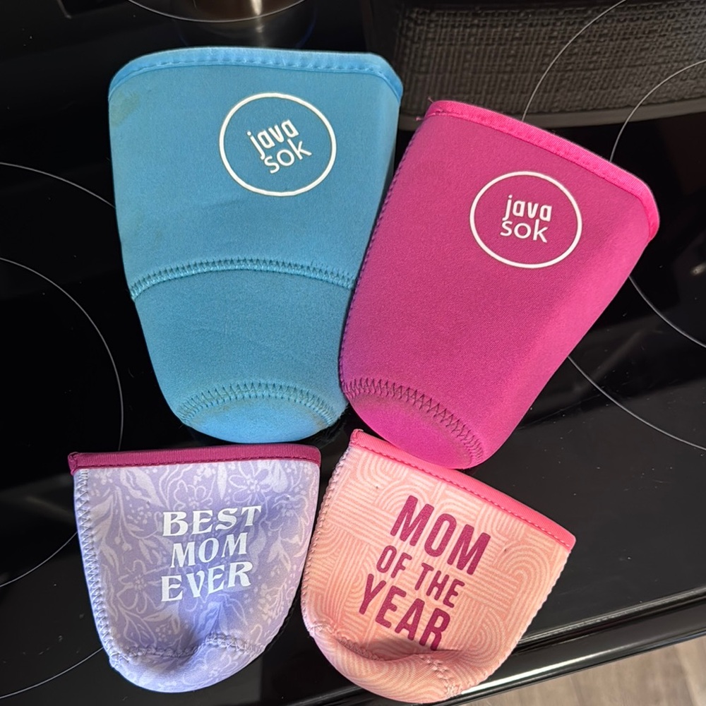 Java Sok Blue and Pink Drink Sleeves
